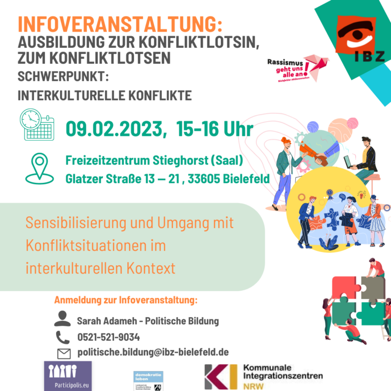 Infoveranstaltung Zum Workshop Ausbildung Zur Konfliktlotsin Zum