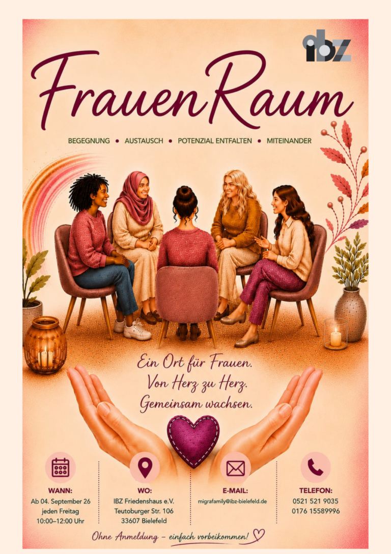 Neues offenes Angebot im IBZ: FrauenRaum startet im September